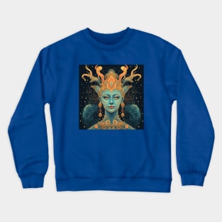 Mystical Space Goddess Crewneck Sweatshirt